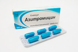 Курс лечения ангины антибиотиком Азитромицин
